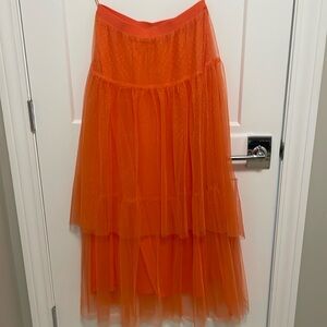 Anthropologie tulle skirt